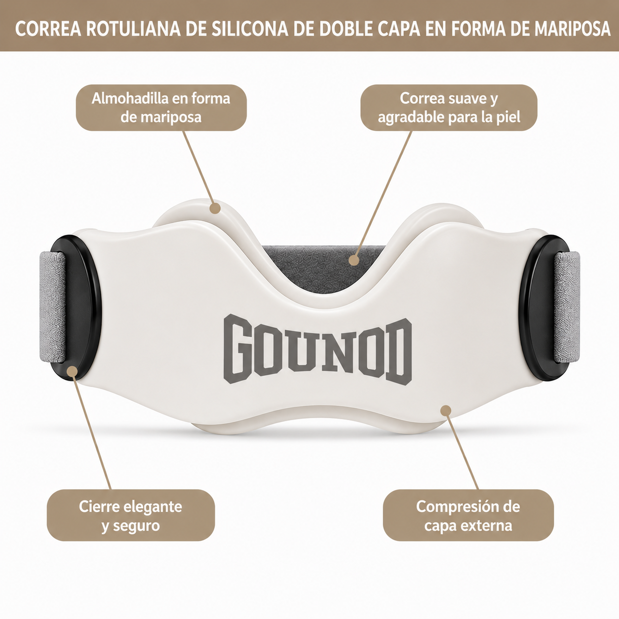 Rodillera Deportiva de Compresión